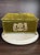 Antique Victorian Jewelry Box “Boudoir” or Sewing Box in Mustard/ Golden/ Green Velvet, Inside Blue Silk From the Early 20th Century For Sale - Image 10 of 10