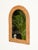 Gold French Riviera Style Arch Mirror in Bamboo and Woven Wicker, Italy, 1970s For Sale - Image 8 of 11