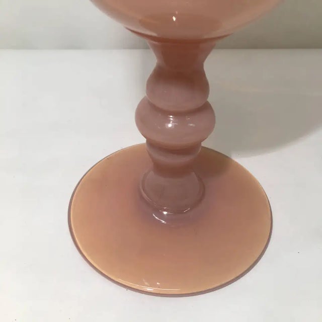 This is a particular Murano glass goblet by VNC, it's in perfect conditions