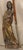 Original condition, approx. 38.5 cm high, heavy signs of wear and worm damage at the base, etc. See photos.