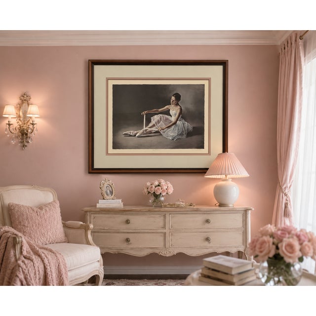 A beautifully presented signed limited edition lithograph titled "Interlude" by acclaimed American artist Louis...
