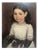 Portrait of a Young Girl, 19th Century, Oil on Canvas For Sale