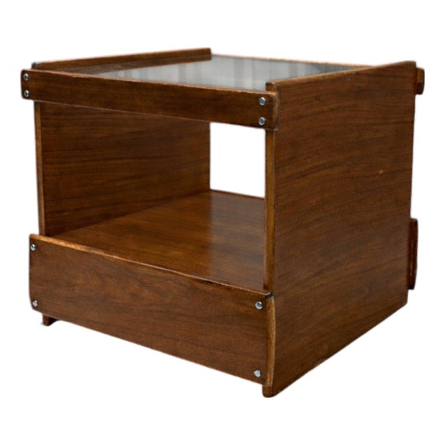 Bar Cart in Hardwood With Shelf, Sergio Rodrigues, 1960s For Sale