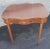 Wood 1920s Federal Style Satinwood Inlaid Flame Mahogany Serpentine Card Table For Sale - Image 7 of 10