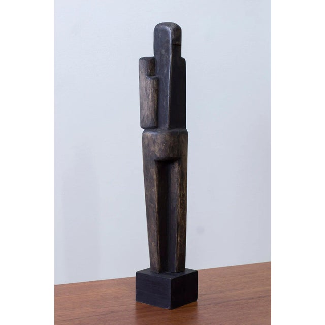 Swedish Modernist Wood Sculpture For Sale - Image 5 of 9