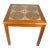 Danish Modern Teak Tile End Table For Sale