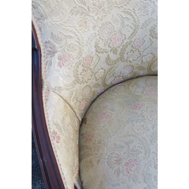 1940s Carved Mahogany Fireplace Living Bed Room Side Chairs a Pair 6277 For Sale - Image 14 of 18