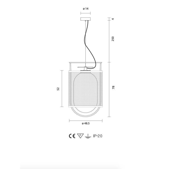 Denglong T Pe and T Gr Suspension Lamp by Neri and Hu for Parachilna, Set of 2 For Sale - Image 12 of 13