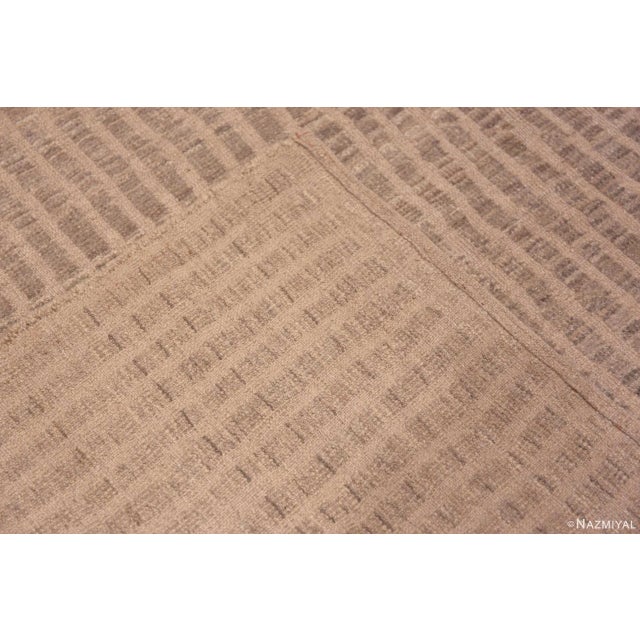 Textile Room Size Decorative Modern Cream Rug For Sale - Image 7 of 7