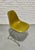 Eames Vintage Herman Miller Eames Olive Green Upholstered Fiberglass Shell Chair – Stacking Wire Base, C. 1950's For Sale - Image 4 of 10