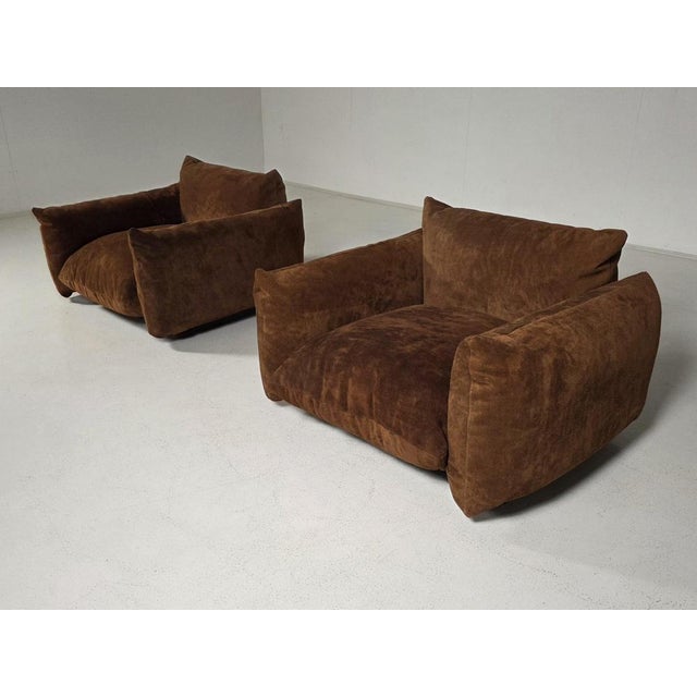 Marenco Lounge Chairs by Mario Marenco for Arflex, 1970s, Set of 2 For Sale - Image 9 of 9
