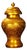 Vintage Chinese Gilt Bronze Hand-Chased Floral Covered Ginger Jar For Sale