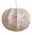 Mid-Century Modern Italian Coccoon Small Lampshade with Pink Veined Resin, 1970s For Sale