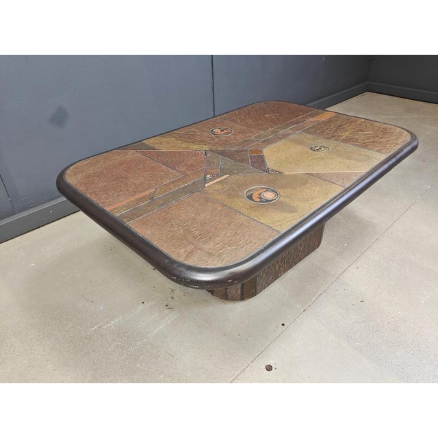Stone Coffee Table in the style of Paul Kingma, 1980s For Sale - Image 7 of 13