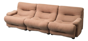 Rezia Three-Seater Modular Sofa by Emilio Guarnacci for 1P, 1970s, Set of 3