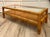 Brown Mid-Century Two-Tier Woven Rattan & Cane Coffee Table With Glass Top For Sale - Image 8 of 15
