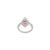 Metal Vintage Revival Art Deco Ruby Diamond Cocktail Ring Size 5 in 18k Solid Gold For Sale - Image 7 of 13