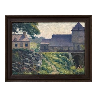 Framed Oil Painting on Canvas by Eugene Colignon (1876-1961) For Sale