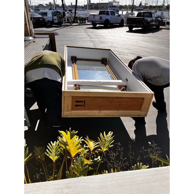 Pair of 8 Foot Tall Turn of the Last Century Tiffany Mirrors. For Sale In Los Angeles - Image 6 of 8