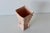 1940s Art Deco McCoy Pink Glazed Ceramic Wing Vase Vintage For Sale - Image 12 of 15