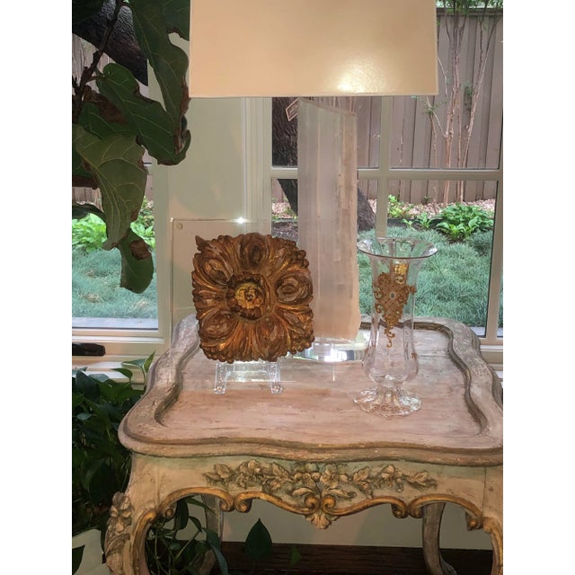 Glass Moser Jeweled Enameled Crystal Vase For Sale - Image 7 of 8