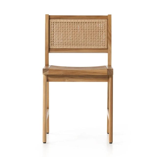 Wood Four Hands Merit Outdoor Dining Chair, Natural Teak For Sale - Image 7 of 12