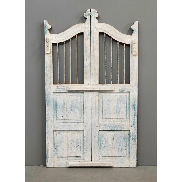 Antique Painted Indian Dog Gates Wall Hanging For Sale - Image 11 of 12