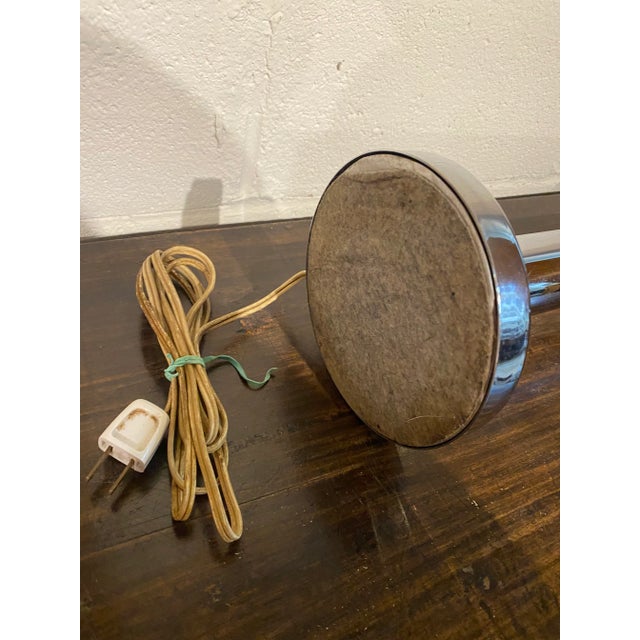 Silver Sonneman Mid-Century Modern Chrome Column Lamp For Sale - Image 8 of 9