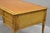 Vintage French Louis XVI Style Burl Walnut Tooled Leather Top Writing Desk For Sale - Image 11 of 18