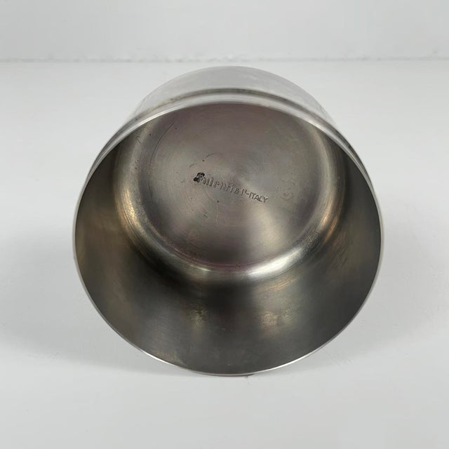 Italian Steel Smoking Set by Ezio Didone for Valenti, 1970s, Set of 3 For Sale - Image 6 of 12