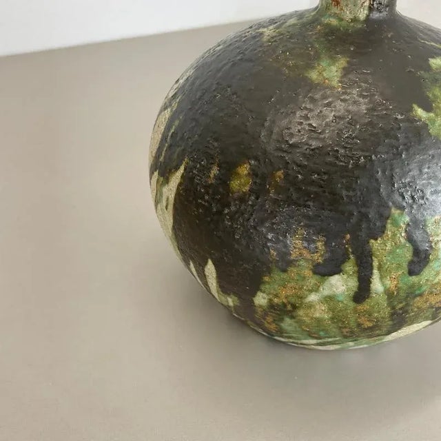 1960s Abstract Ceramic Studio Pottery Vase from Gerhard Liebenthron, Germany, 1963 For Sale - Image 5 of 18