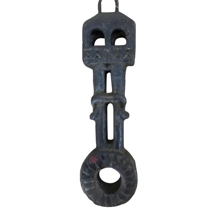 Antique Primitive Nepal Wood Butter Key Churn | Chairish