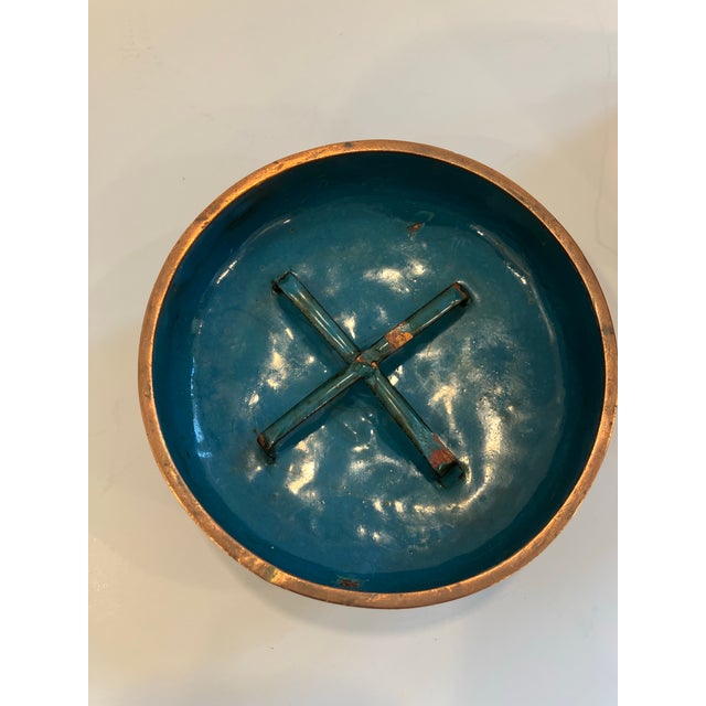 Antique Chinese Cloisonné Covered Tea Jar For Sale - Image 4 of 6