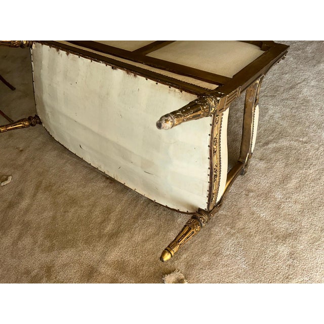 Textile Mid 20th Century French Louis XIV Style Sofa For Sale - Image 7 of 7