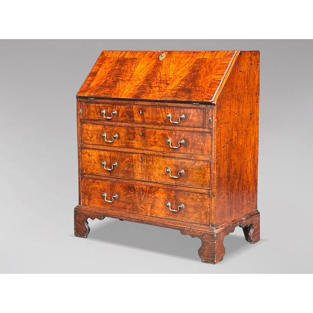 Antique George III Mahogany Secretaire, 1790 For Sale - Image 13 of 13