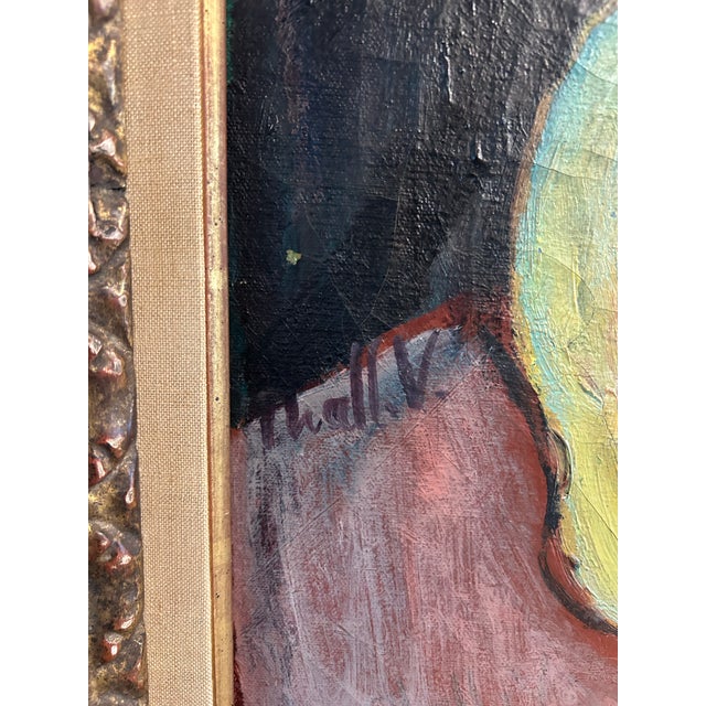 Abstract Victor Thall (1902-1983) Unique Image American Listed Artist For Sale - Image 3 of 6
