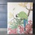 Allison Cosmos "Welcome to the Jungle" Tropical Parrot Bird Painting in the Chinoiserie Style by Allison Cosmos For Sale - Image 4 of 4