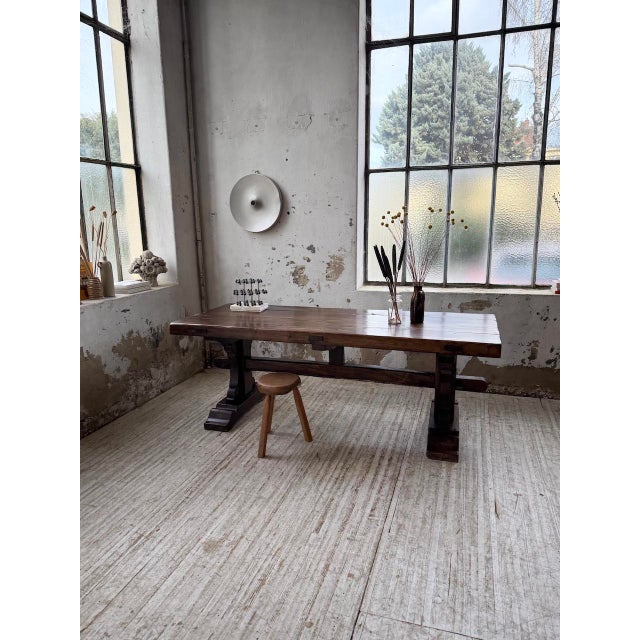 Oak Monastery Table, 19th Century For Sale - Image 4 of 18