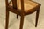 1930s Set of Six French Art Deco Carved Maple & Cane Dining Chairs For Sale - Image 13 of 18