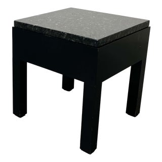 Postmodern German Table with Drawer and Granite Tabletop from Interlübke, 1980s For Sale