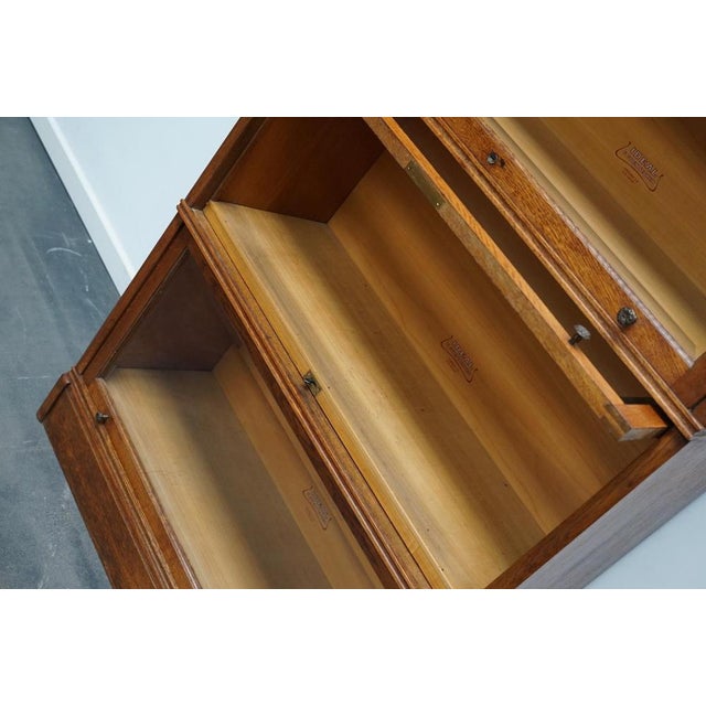 German Oak Bookcase with Folding Doors in style of Globe Wernicke, 1900s For Sale - Image 18 of 18