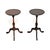 Wood Antique Georgian Wine Tables, 1900s, Set of 2 For Sale - Image 7 of 7