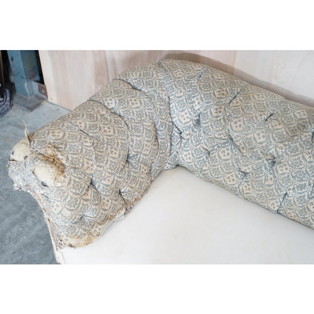 Antique Victorian Chesterfield Sofa with Ticking Fabric from Howard & Sons For Sale - Image 11 of 18