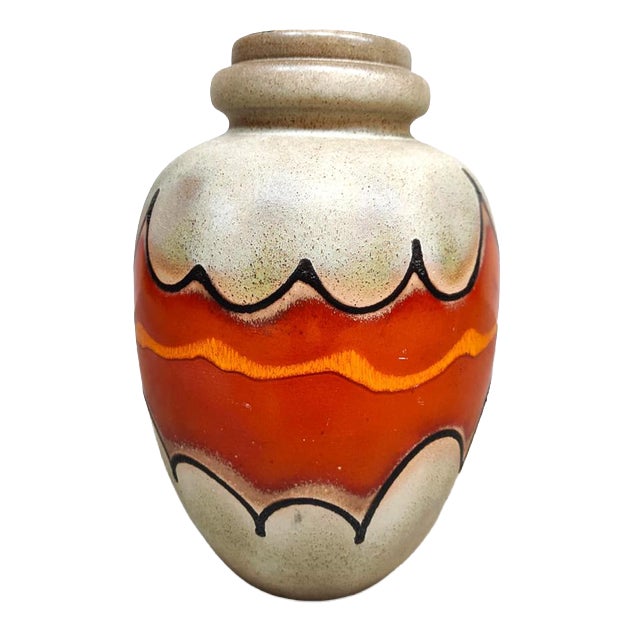 Large Vintage West Germany Ceramic Vase Batman from Scheurich, 1970s For Sale
