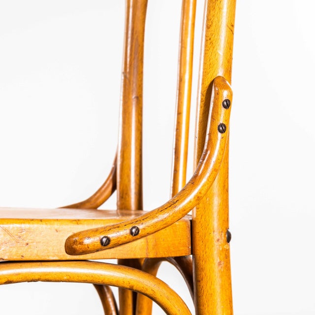 Wood Vintage Hoop Back Bentwood Dining Chairs, 1950s, Set of 2 For Sale - Image 7 of 12