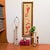 A delightful and unusual needlepoint panel depicting three geisha figures in richly colored kimonos — each posed with a...