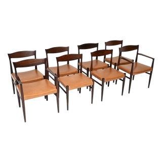 Vintage Danish Dining Chairs by Erling Torvits for Sorø Stolefabrik, 1960, Set of 8 For Sale