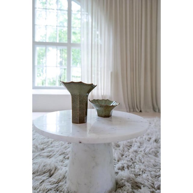 Mid-Century Ceramic Stoneware Bowl and Vase from Rörstrand Studio, Sweden, 1960s, Set of 2 For Sale - Image 4 of 14