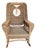Late 20th Century Ralph Lauren Safari Collection Tan Wicker Rocking Chair For Sale