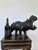 Traditional Large Vintage Handcrafted Leather Hippopotamus Statue For Sale - Image 3 of 10